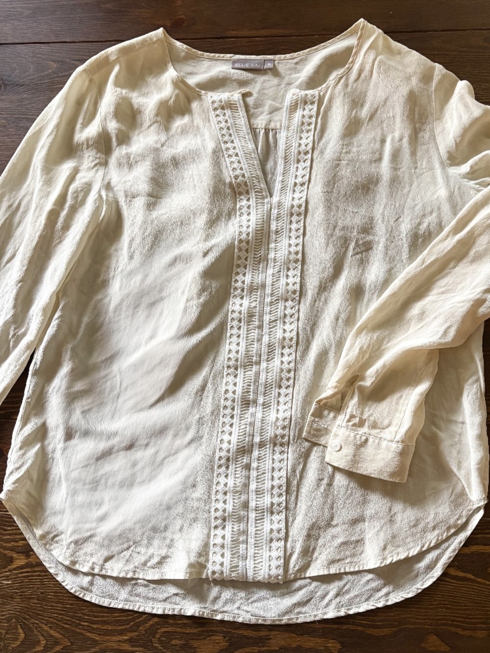 Silk Cream Blouse